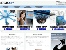 Tablet Screenshot of logikart.com